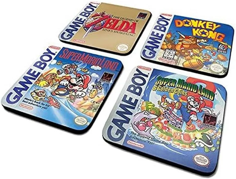 Nintendo CSP0022 Untersetzer, Kork, Mehrfarbig
