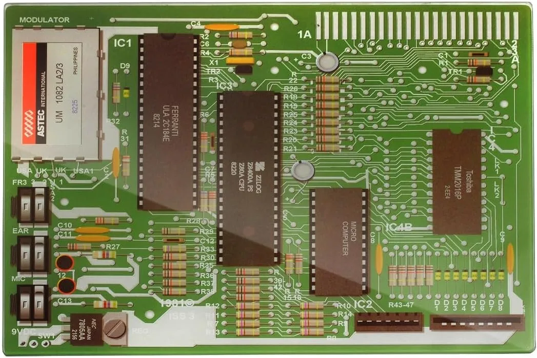 Schneidebrett Motherboard aus Glas