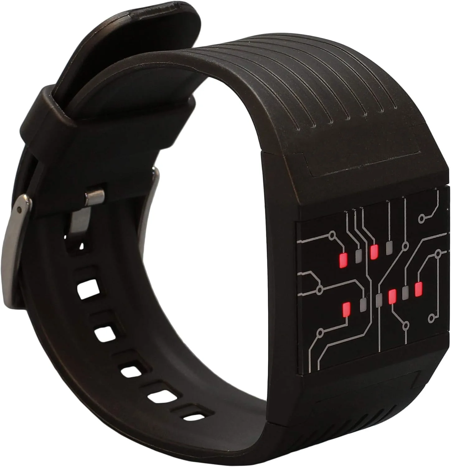 getDigital Binäre Armbanduhr, Schwarz, 10 x 5 x 8 cm, 7235