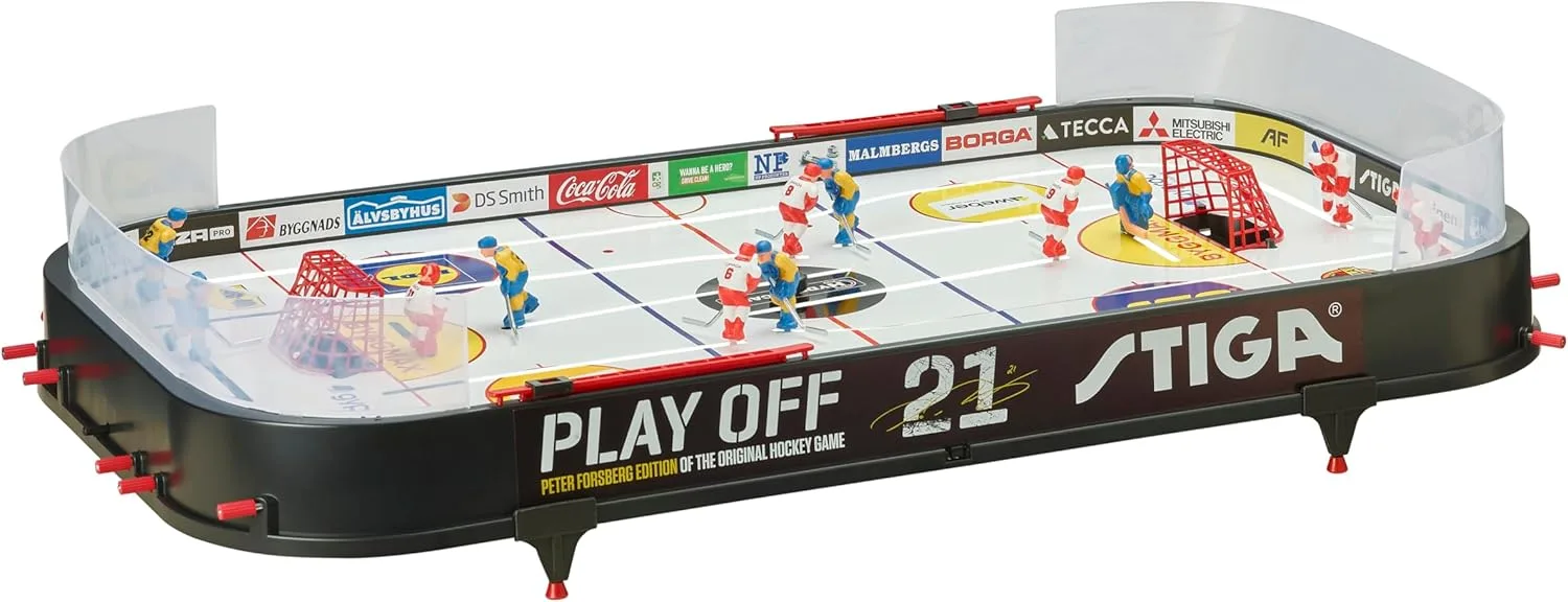 STIGA Eishockey Tischspiel Playoff 21 Hockey Spiel für Kinder und Erwachsene