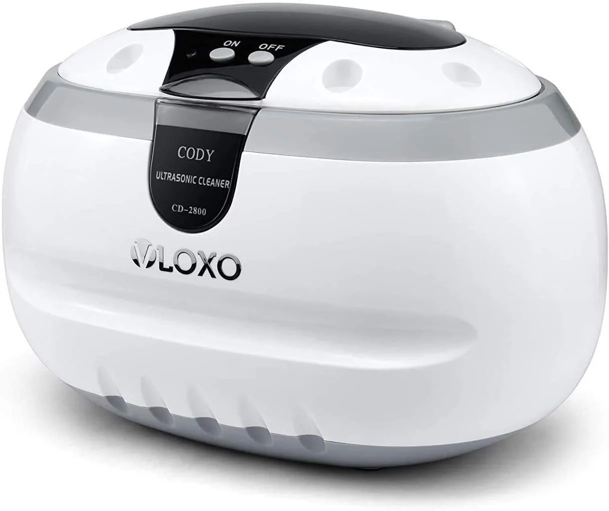 600ml Ultraschallreinigungsgerät-VLOXO Ultraschallreiniger 42kHz Ultraschallgerät für Brille Uhren Schmuck Ohrringe Halsketten Rasierer Zahnprothesen Werkzeuge Kosmetikpinsel 50W Reinigungsbad