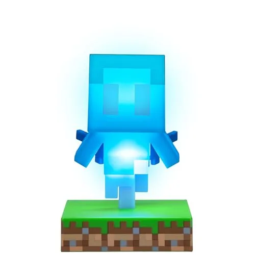 Minecraft Paladone Allay freistehende Schreibtischleuchte, Spielzimmer-Dekoration und Merchandise für Jungen und Mädchen, Nachtlicht-Geschenk, Zubehör für Spielzimmer und Schlafzimmer