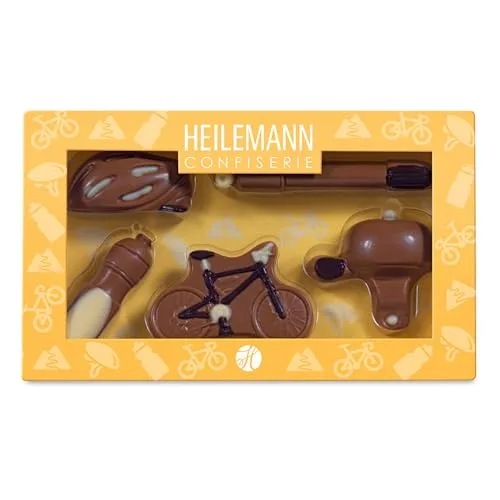 Heilemann Geschenkverpackung "Fahrräder" Edelvollmilch, 100 g