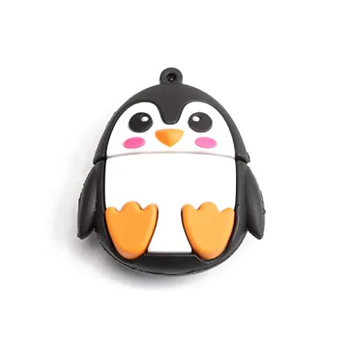 Hsthe Sea USB Flash Drive, 32G Cartoon Cute Pattern USB 2.0 High Speed ​​Memory Stick Thumb Memory Disk Tragbares Laufwerk zur Datenspeicherung (Pinguin)