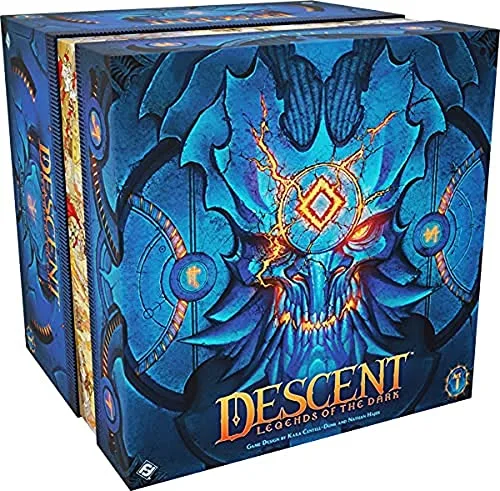 Fantasy Flight Games, Descent: Legenden der Finsternis, Expertenspiel, Dungeon Crawler, 1-4 Spieler, Ab 14+ Jahren, 120+ Minuten, Deutsch