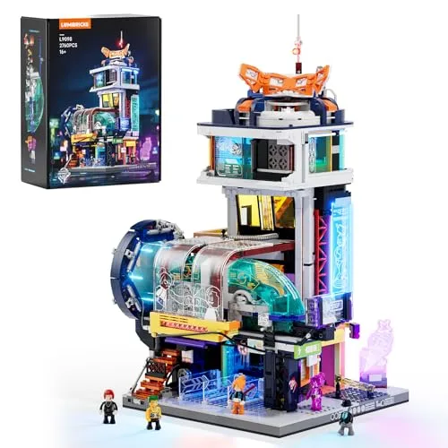 Lumibricks Cyberpunk Schwebezug-Station Baustein-Set