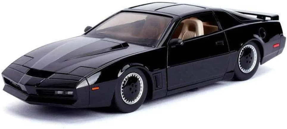 Jada Toys Knight Rider K.I.T.T. Modellauto 1:24 mit Lauflicht & Öffnungsfunktionen - 1982 Pontiac Trans AM, ab 8 Jahren - 253255000