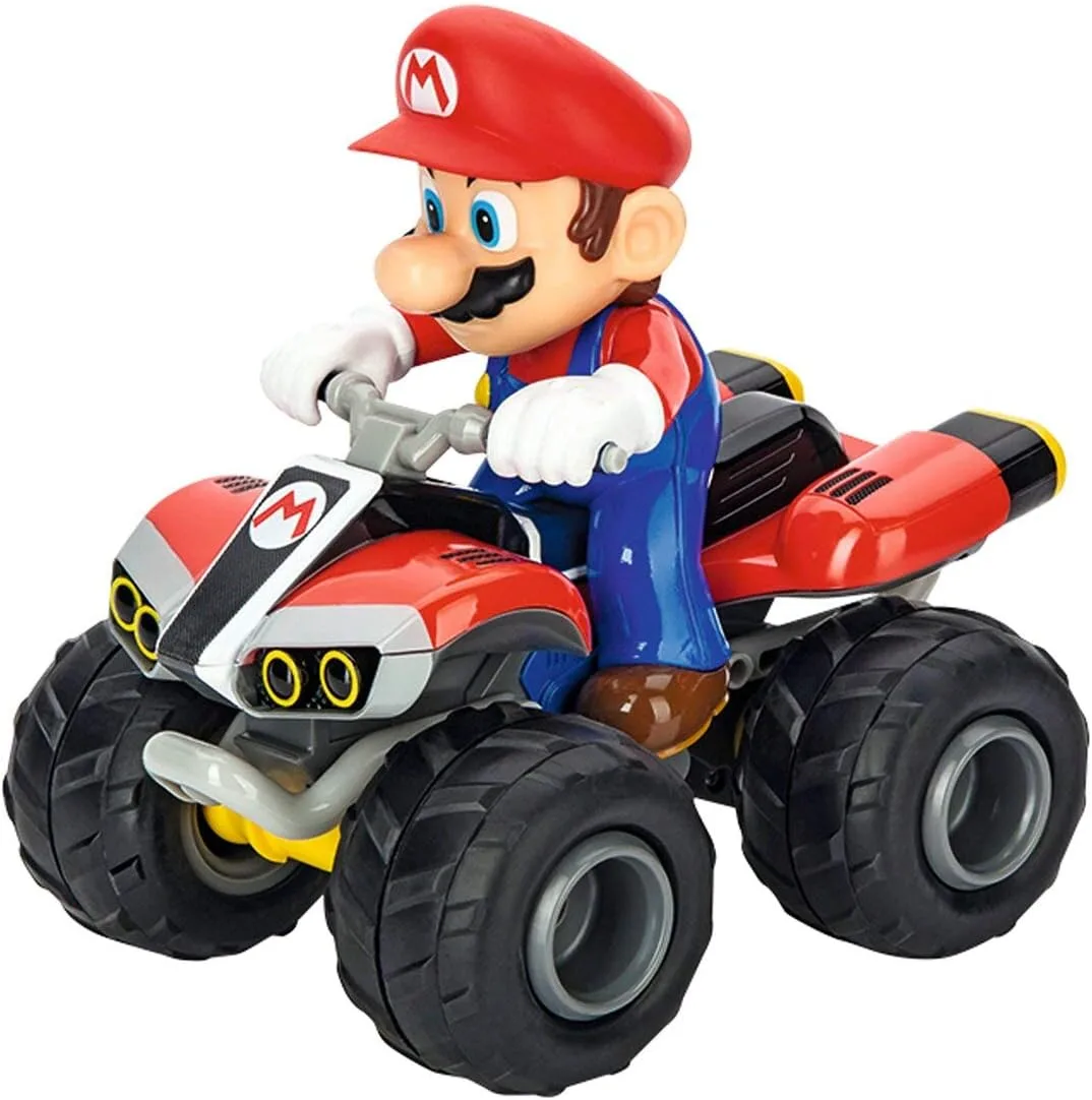 Carrera - 370200996X - Mario Kart Quad I Ferngesteuertes Quad für Kinder & Erwachsene | Original Lizenz | Präzises & spannendes Fahrerlebnis | Langanhaltende Power & schnelles Laden