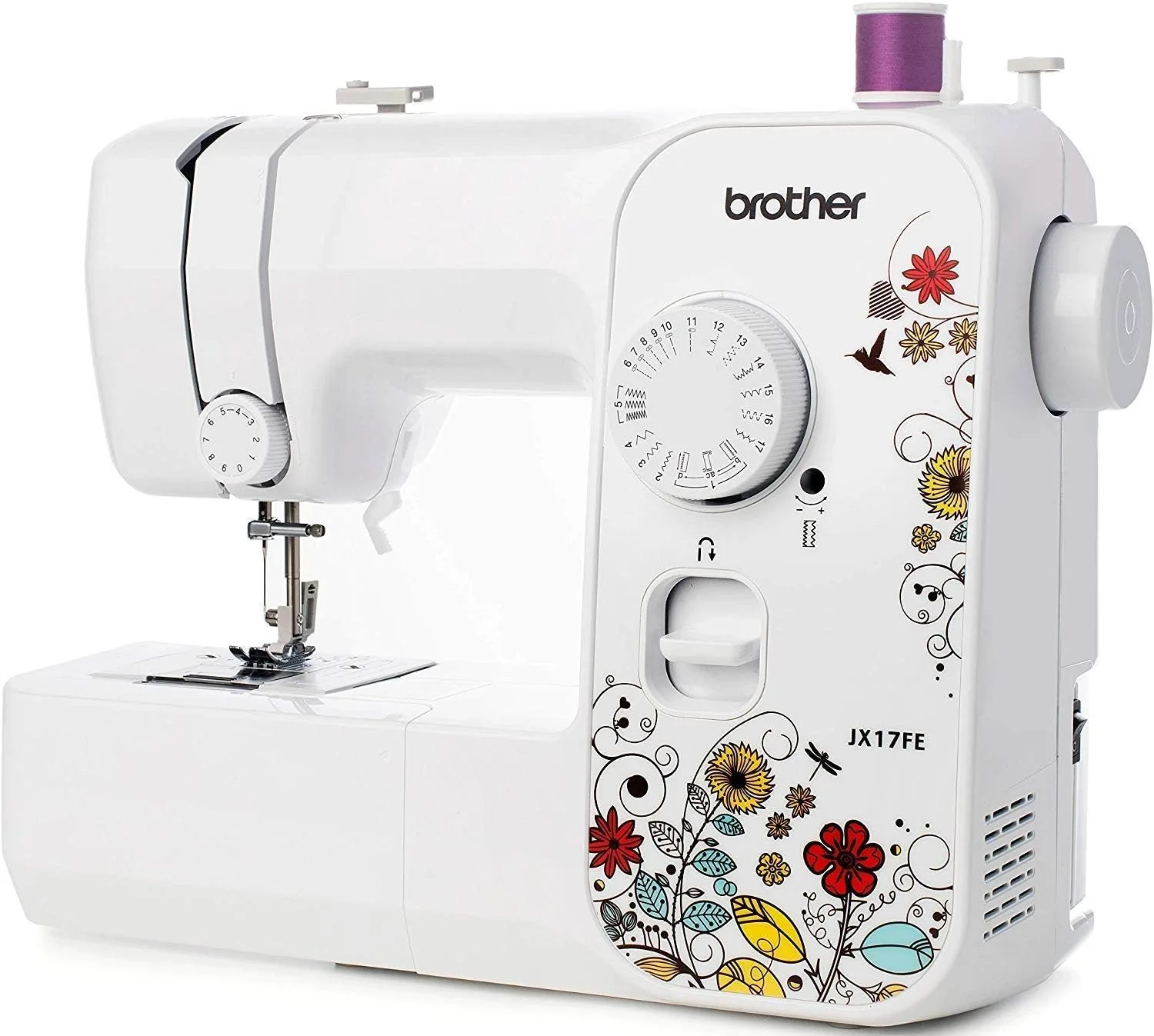 Brother JX17FE Nähmaschine mit 17 Nähprogramme, Freiarm, Elektrische Nähmaschinen, Fantasy