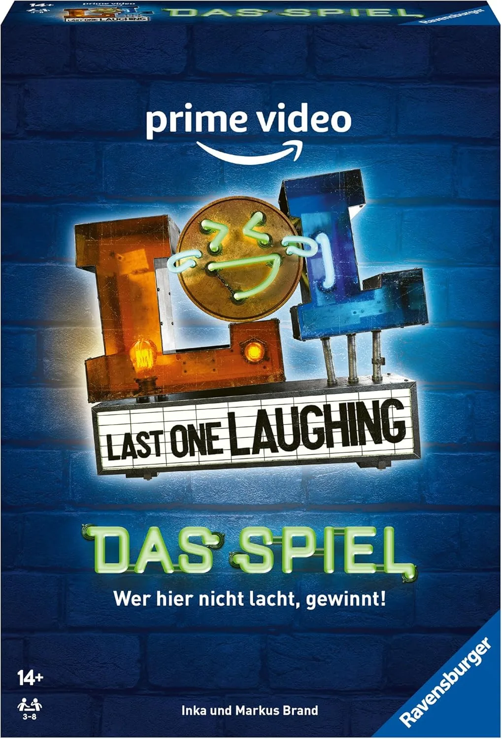 Ravensburger 27524 - Last One Laughing - Das Partyspiel zur Show, LOL Spiel für 3-8 Spieler ab 14 Jahren, über 350 Aufgaben zur Nicht-Lachen-Challenge, das lustige Kartenspiel zur LOL Staffel 1 2 3 4