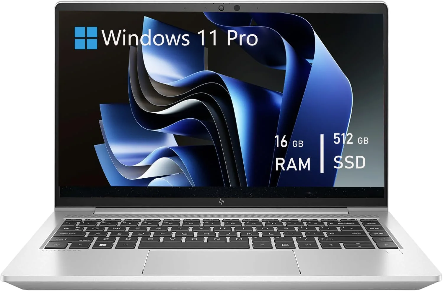 HP EliteBook 645 G9 Business Laptop, 14 Zoll FHD (1920 x 1080), AMD Ryzen 5 Pro 5675U, 16 GB RAM, 512 GB SSD, QWERTY Tastatur, Windows 11 Pro (Generalüberholt)