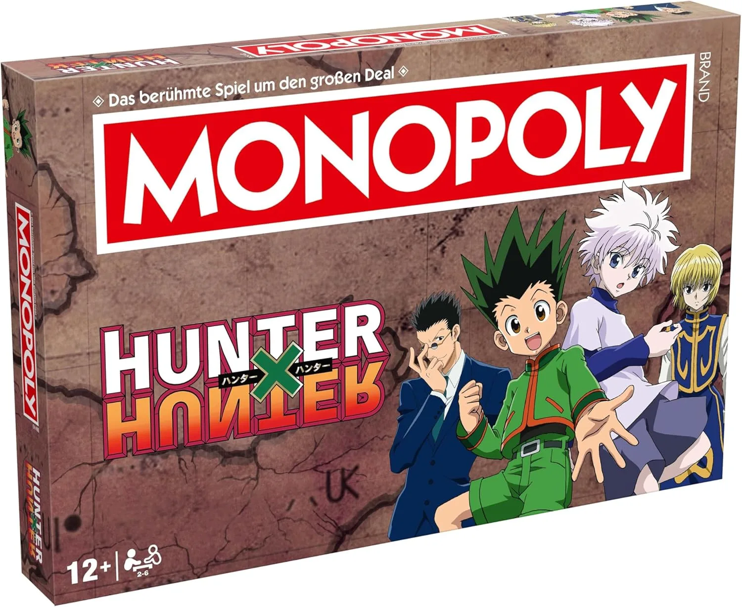 Winning Moves Monopoly Hunter x Hunter Edition - Monopoly Spiel für Fans - Familienspiele Strategie Brettspiele Hunter x Hunter - 2+ Spieler ab 12+ Jahren - Deutsch