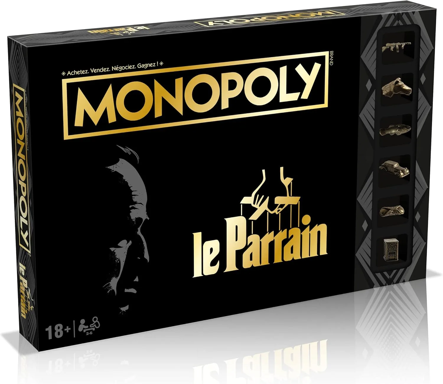 WINNING MOVES - Monopoly – Le Paten – Gesellschaftsspiel – französische Version