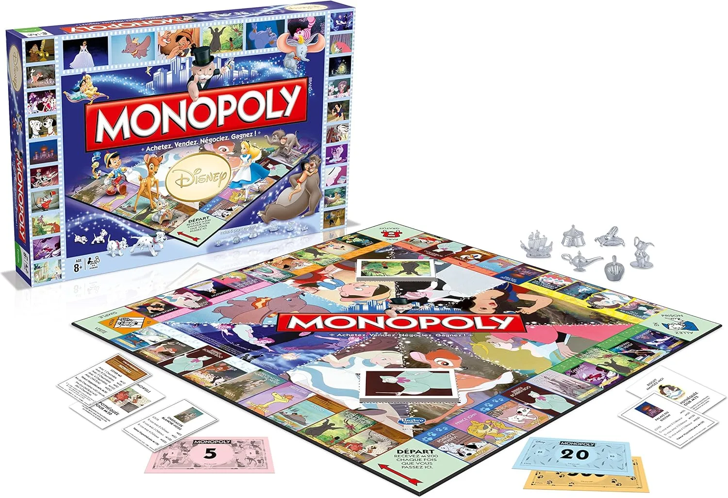 Winning Moves 600940 G Monopoly Disney Classic Board Game