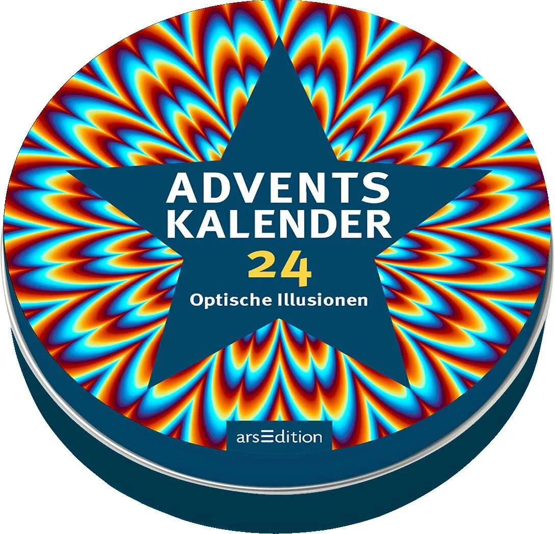 Adventskalender in der Dose. 24 optische Illusionen