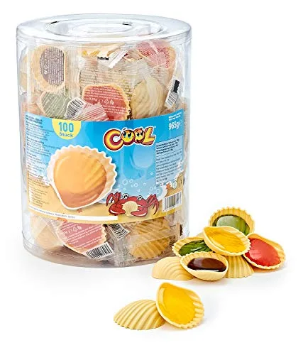 COOL Schleckmuscheln 100 Stück in Dose, 1er Pack (1 x 965 g)
