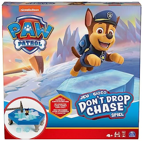 Spin Master Games PAW Patrol - Don‘t Drop Chase, actionreiches Abenteuerspiel für 2-4 Fellfreunde ab 4 Jahren