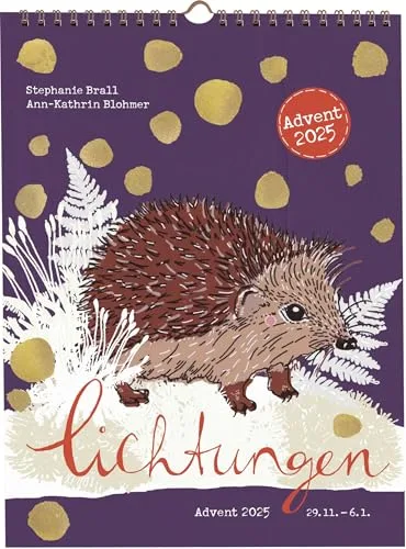 Lichtungen Advent 2025: Adventskalender mit kreativen Ideen, Rezepten, Handlettering, Upcycling-Tipps u.v.m., vom 29.11.2025 bis zum 6.1.2026