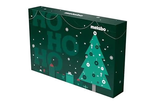 Metabo Adventskalender 2024 – 24 Überraschungen mit hochwertigem Zubehör für Elektrowerkzeuge – Perfekt für Heimwerker und Profis, die Qualität und Vielfalt schätzen