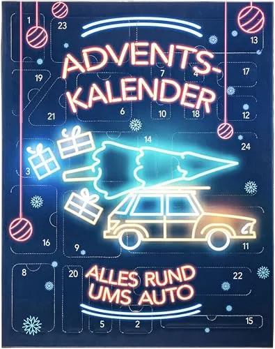 ADVENTSKALENDER AUTO - Adventskalender für Autofans, 24 x eine neue Überraschung für "Alles rund ums Auto"