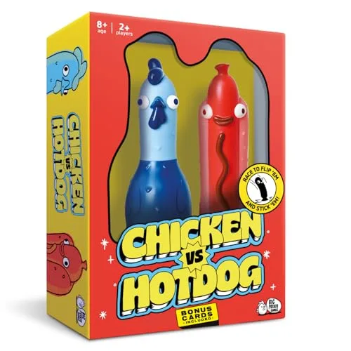 Big Potato Chicken vs Hotdog – Das ultimative Chaotische Partyspiel | Flipping-Fun Partyspiel für Familien & Spieleabende | Bonusinhalt inklusive!