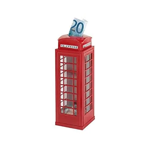 Spardose 14091 mit Telefonzellendesign