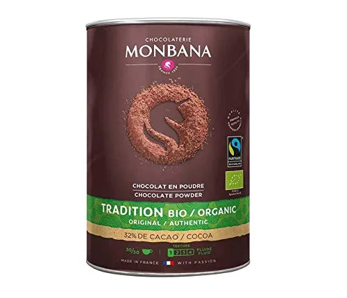 Monbana Fairtrade Schokoladenpulver 32 Prozent Max Havelaar 1 Kg