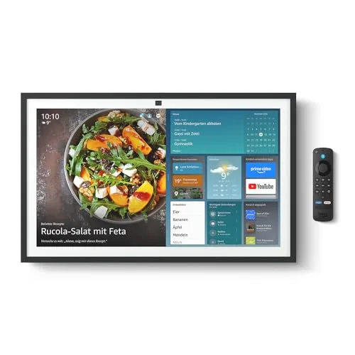 Amazon Echo Show 21 (neueste generation) | Beeindruckendes 21-Zoll-Smart-Display mit integriertem Fire TV, kraftvollem Klang, immersivem HD-Streaming und Alexa