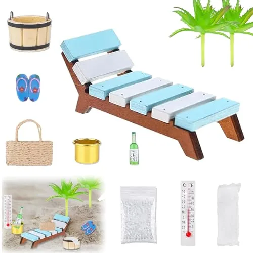 12 Stück Miniatur Strand Zubehör, Strand Deko Miniatur Set, Strand Deko, Mikro-Ornamente Am Strand, Deko Strand Und Meer, Mikrolandschaft, Strand Deko Miniatur Set, für DIY, Garten, Urlaub Geschenk