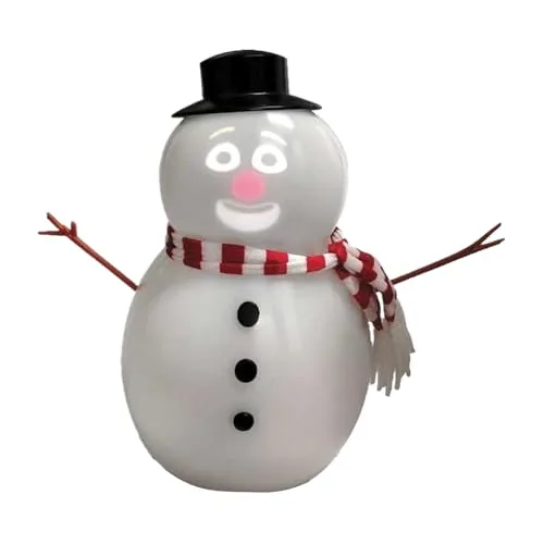 Talking Animated Blink Snowman | Interaktiver Schneemanns Projektor | Animierter Weihnachtsdekoration Nachtlicht integriertem Projektorlautsprecher | Batteriebetriebene Projektoren Snowmans Statue