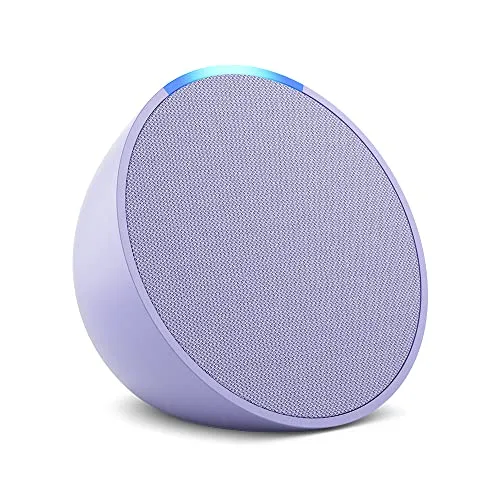 Echo Pop (Neueste Generation) | Kompakter und smarter Bluetooth-Lautsprecher mit vollem Klang und Alexa | Lavendel