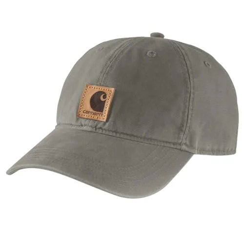 Carhartt Herren Canvas Cap Baseballkappe, Dusty Olive, Einheitsgröße