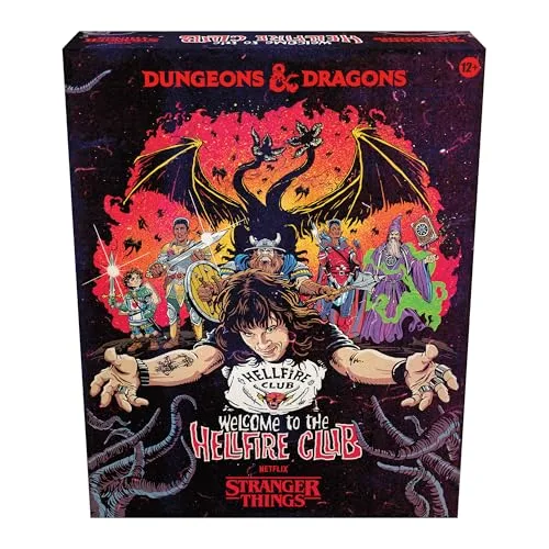 Dungeons & Dragons Stranger Things: Welcome to The Hellfire Club Abenteuerspiel | 3–5 Spieler | Ab 12 Jahren