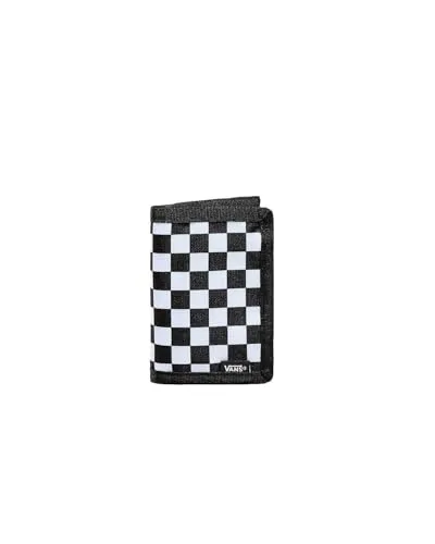 Vans Herren Slipped Travel Accessory-Tri-Fold Wallet Schwarz-Weiß Karo One Size