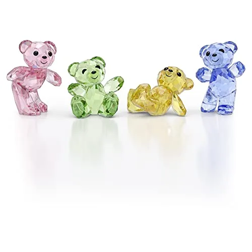 Swarovski Kris Bär 30. Jubiläumsset, Ornamente mit Strahlenden, Bunten Kristallen