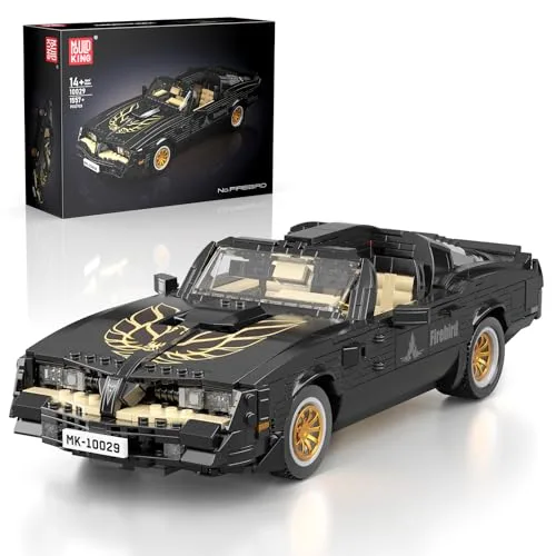 Mould King Auto Bauset, Sportwagen Bauset 1557 Teile, Modellauto für Erwachsene & Kinder ab 14, Speed Champion Cars Sammler-Set (10029)